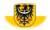Niederschlesien (Preußische Provinz)-Flagge als ovale Vignette