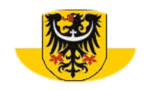 Niederschlesien (Preußische Provinz)-Flagge als ovale Vignette