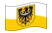 Niederschlesien (Preußische Provinz)-Flagge wehend