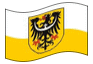 Animierte Flagge Niederschlesien (Preußische Provinz)
