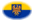 Oberschlesien (Preußische Provinz)-Flagge als ovale Vignette