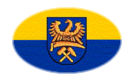 Oberschlesien (Preußische Provinz)-Flagge als ovale Vignette