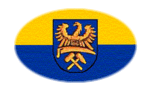 Oberschlesien (Preußische Provinz)-Flagge als ovale Vignette