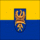 Oberschlesien (Preußische Provinz)-Flagge quadratisch