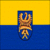 Oberschlesien (Preußische Provinz)-Flagge quadratisch