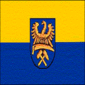 Oberschlesien (Preußische Provinz)-Flagge quadratisch