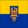 Oberschlesien (Preußische Provinz)-Flagge quadratisch