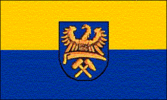 Oberschlesien (Preußische Provinz)-Flagge rechteckig
