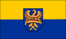 Oberschlesien (Preußische Provinz)-Flagge rechteckig