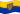 Wehende Oberschlesien (Preußische Provinz)-Flagge statisch