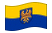 Oberschlesien (Preußische Provinz)-Flagge wehend