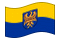 Oberschlesien (Preußische Provinz)-Flagge wehend