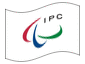 Animierte Flagge Internationales Paralympisches Komitee (IPC)