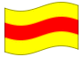 Animierte Flagge Baden ohne Wappen