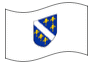 Animierte Flagge Bosnien-Herzegowina (1992)