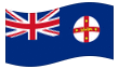 Animierte Flagge Neusüdwales (New South Wales)