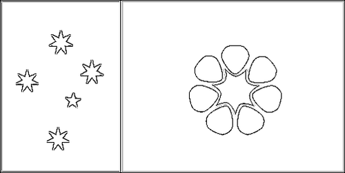 Umriss der Flagge Nordterritorium (Northern Territory) zum Ausmalen