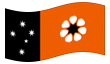 Animierte Flagge Nordterritorium (Northern Territory)