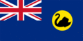 Flaggengrafiken Westaustralien (Western Australia)