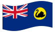 Animierte Flagge Westaustralien (Western Australia)