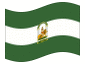 Animierte Flagge Andalusien