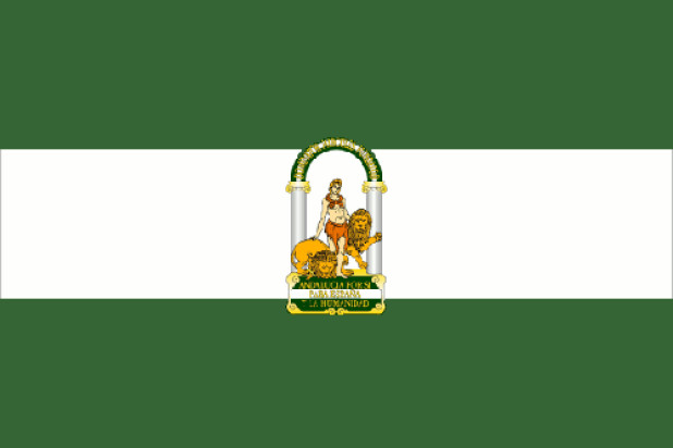 Flagge Andalusien, Fahne Andalusien