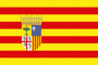 Flagge Aragonien
