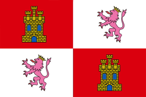 Flagge Kastilien-León, Fahne Kastilien-León
