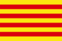 Flaggengrafiken Katalonien