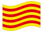 Animierte Flagge Katalonien