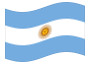 Animierte Flagge Argentinien