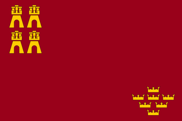 Flagge Murcia, Fahne Murcia