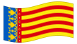 Animierte Flagge Valencia