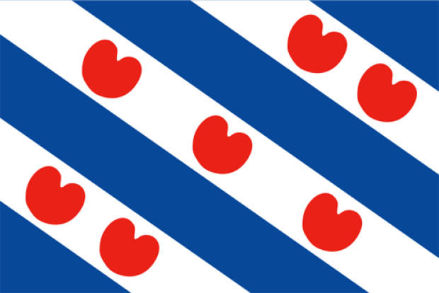Flagge Friesland (Fryslân)