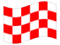 Animierte Flagge Nordbrabant