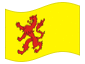 Animierte Flagge Südholland (Zuid-Holland)