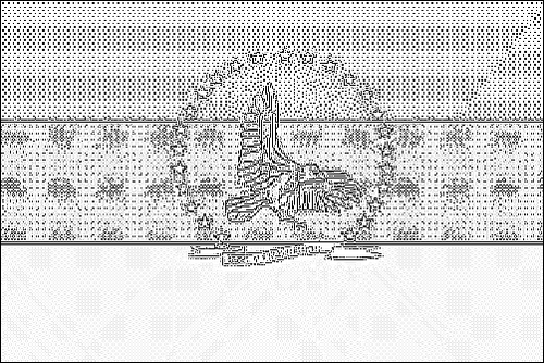 Umriss der Flagge Falcón zum Ausmalen