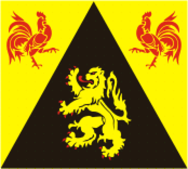 Flagge Wallonisch-Brabant, Fahne Wallonisch-Brabant