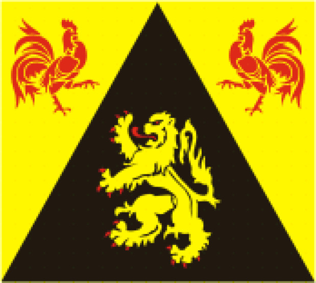 Fahne Wallonisch-Brabant