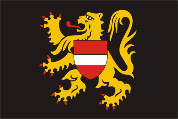 Flagge Flämisch-Brabant, Fahne Flämisch-Brabant