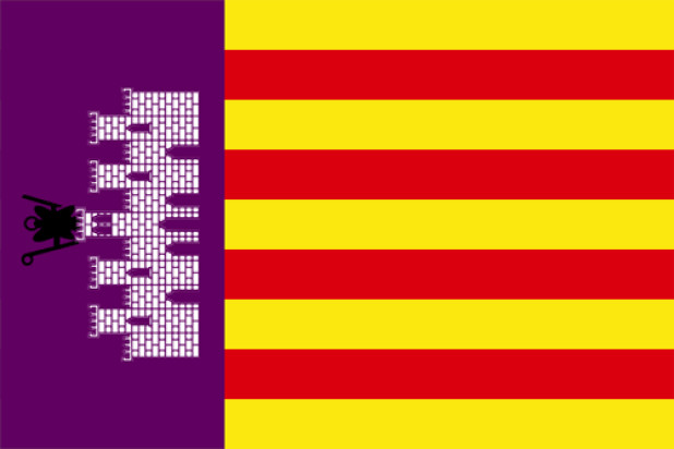 Flagge Mallorca