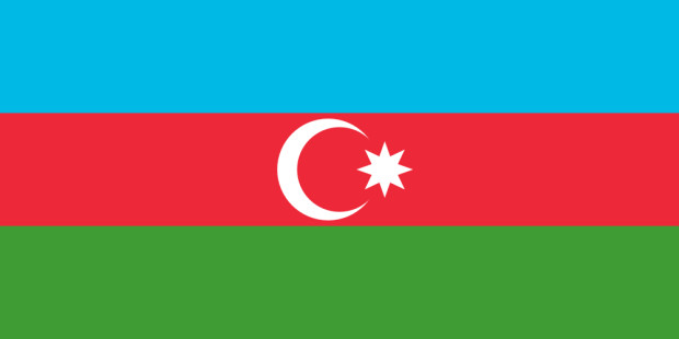 Flagge Aserbaidschan, Fahne Aserbaidschan