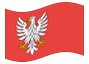 Animierte Flagge Masowien (Mazowieckie)