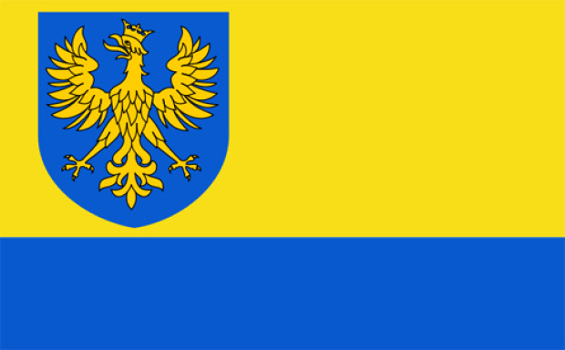 Flagge Oppeln (Opolskie), Fahne Oppeln (Opolskie)