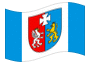 Animierte Flagge Karpatenvorland (Podkarpackie)
