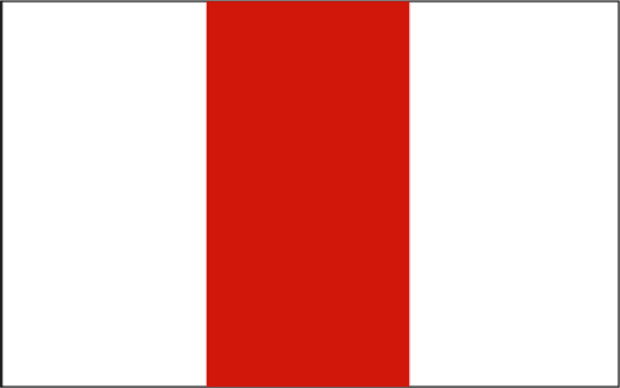 Flagge Westpommern (Zachodniopomorskie)