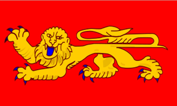 Flagge Aquitanien (Aquitaine), Fahne Aquitanien (Aquitaine)