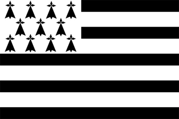 Flagge Bretagne, Fahne Bretagne