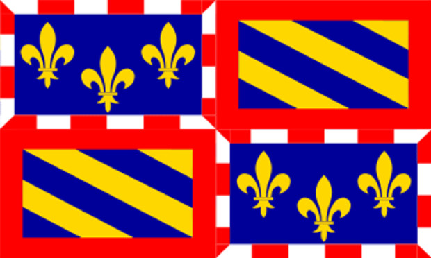 Flagge Burgund (Bourgogne)