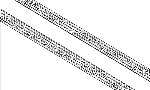 Umriss der Flagge Champagne-Ardenne zum Ausmalen
